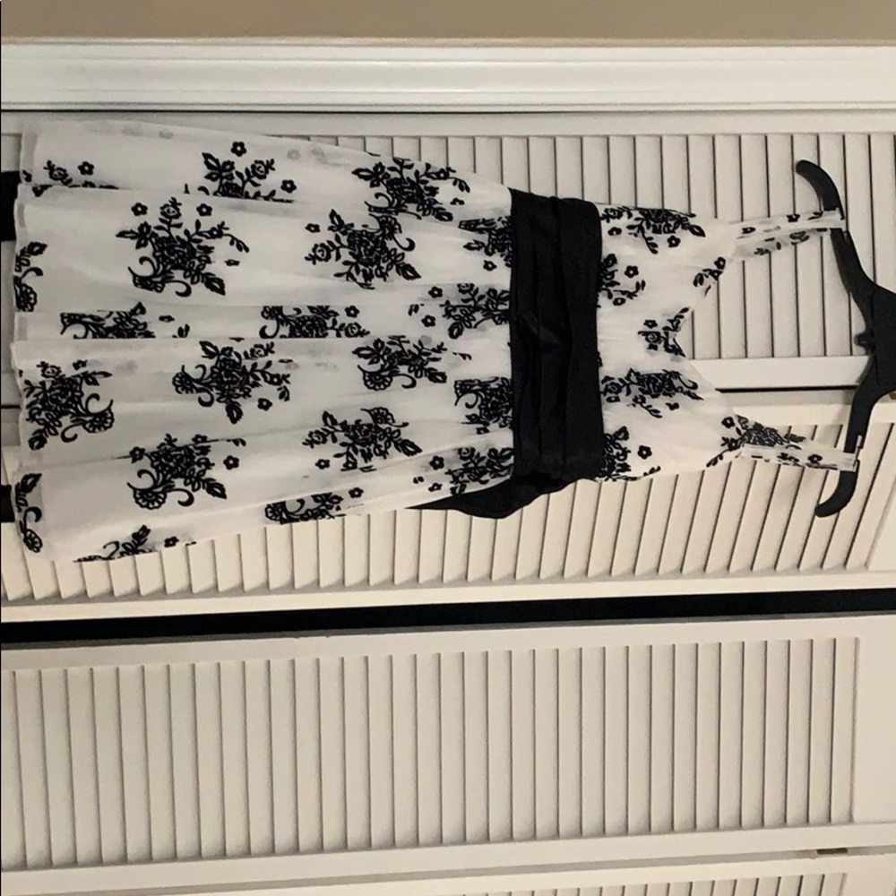 Black and White Dress
